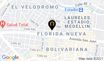 Mapa de Tierra Viva en Medellín
