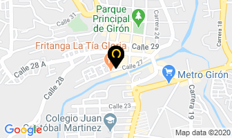 Mapa de Tierras Gironesas Karaoke-Bar en Girón
