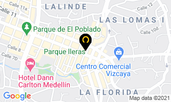 Mapa de Tiger Paw Hostel en Medellín