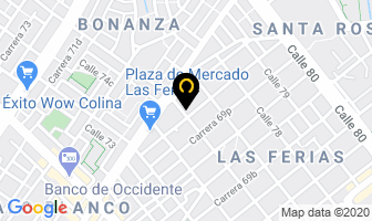 Mapa de Tijuanas en Bogotá D.C