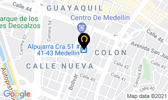 Mapa de Tingás en Medellín
