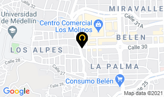 Mapa de Tintas y láser en Medellín