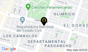 Mapa de Tintas Y Suministros Sur en Cali