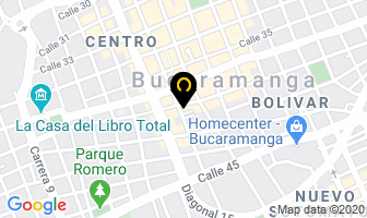 Mapa de Tintexpress en Bucaramanga