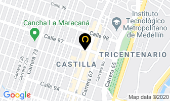 Mapa de Tinturas Castilla en Medellín