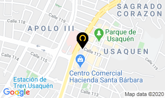 Mapa de Típicas Colombianas en Bogotá D.C
