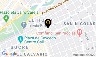 Mapa de Tipografía Castañeda Litografía en Cali