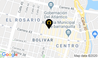 Mapa de Tipografía Centro en Barranquilla