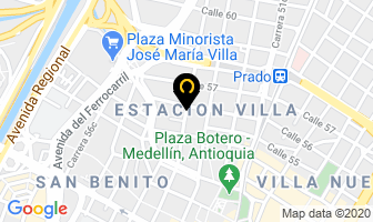 Mapa de Tipografía Murillo en Medellín
