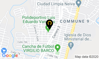 Mapa de Tipografiajerpublicidad en Neiva