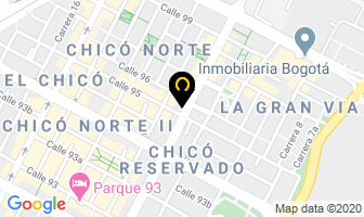 Mapa de Tiquetesyviajes.com en Bogotá D.C