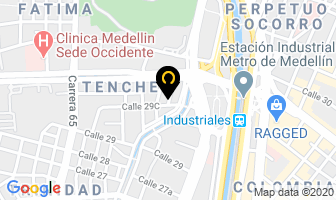 Mapa de Tiraderas Y Herrajes Ltda. en Medellín