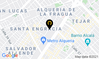 Mapa de Tisanas Paraíso Ltda. en Bogotá D.C