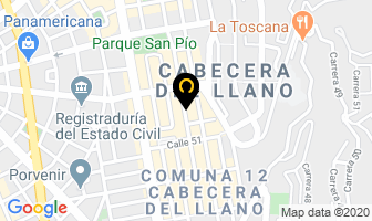 Mapa de Tiser Tienda De Servicio en Bucaramanga