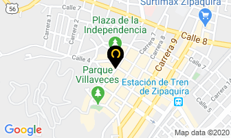 Mapa de Titas en Zipaquirá