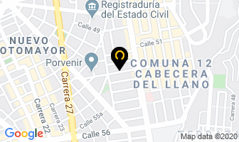 Mapa de Tm Comunicaciones en Bucaramanga