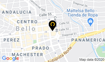 Mapa de Tnt Bike en Bello