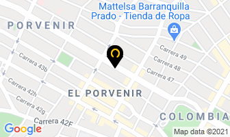 Mapa de Todo Acrilicos en Barranquilla