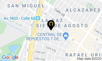 Mapa de Todo Compresores Y Servicios en Bogotá D.C