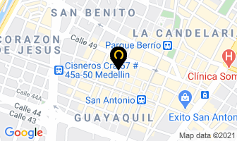 Mapa de Todo Cortes Ltda. en Medellín