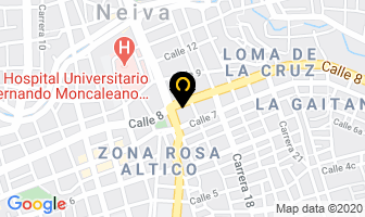 Mapa de Todo Cortinas en Neiva