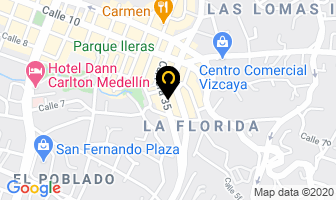 Mapa de Todo Danza en Medellín