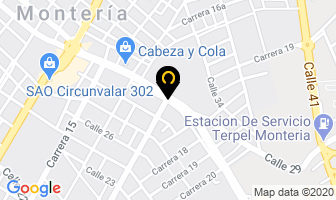 Mapa de Todo Equipos De Colombia S.a. en Montería