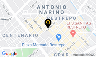 Mapa de Todo Herrajes en Bogotá D.C