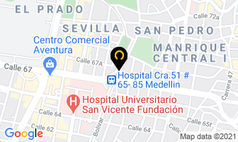 Mapa de Todo Mármol en Medellín