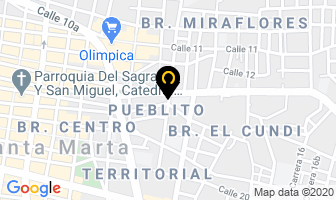 Mapa de Todo Mascotas en Santa Marta