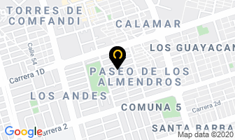 Mapa de Todo Pinturas Ltda. en Cali