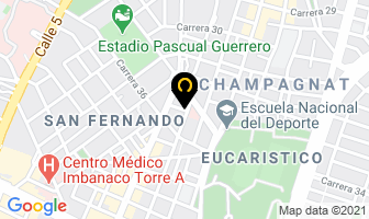 Mapa de Todoentramitesyasesorias en Cali
