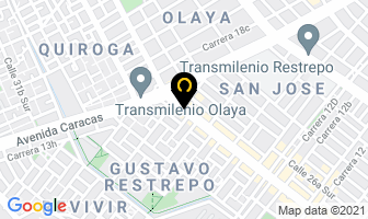 Mapa de Todos Por Santander en Bogotá D.C