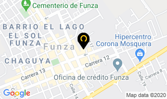 Mapa de Toledo Pastelería en Funza