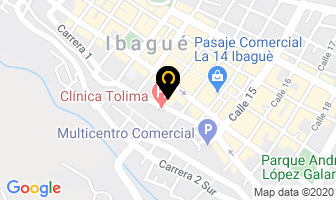 Mapa de Tolillaves en Ibagué