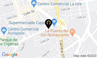 Mapa de Tolua Y Gres en Bucaramanga