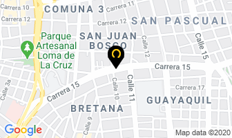 Mapa de Tongko Motocicletas en Cali