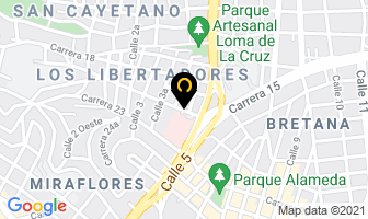 Mapa de Tonos D' Uñas en Cali