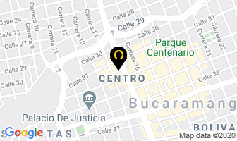 Mapa de Top Cueros en Bucaramanga