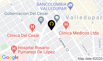 Mapa de Top Line en Valledupar