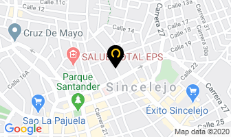Mapa de Toral Medina Rafael E. en Sincelejo