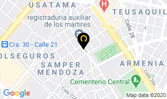 Mapa de Tornado en Bogotá D.C