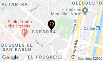 Mapa de Tornero Jo Saleciano en Medellín