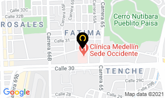 Mapa de Tornifrenos en Medellín