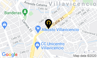 Mapa de Tornillos Del Meta en Villavicencio