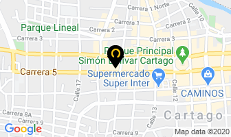 Mapa de Toro's Plast Almacén en Cartago