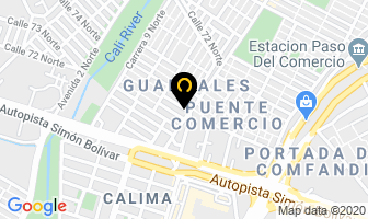 Mapa de Tortas & Postres Manjares en Cali