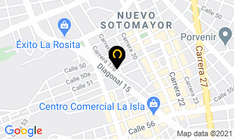 Mapa de Tortas Mr. Cake en Bucaramanga