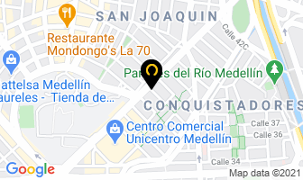 Mapa de Total Electrica E.u. en Medellín