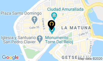Mapa de Totto en Cartagena